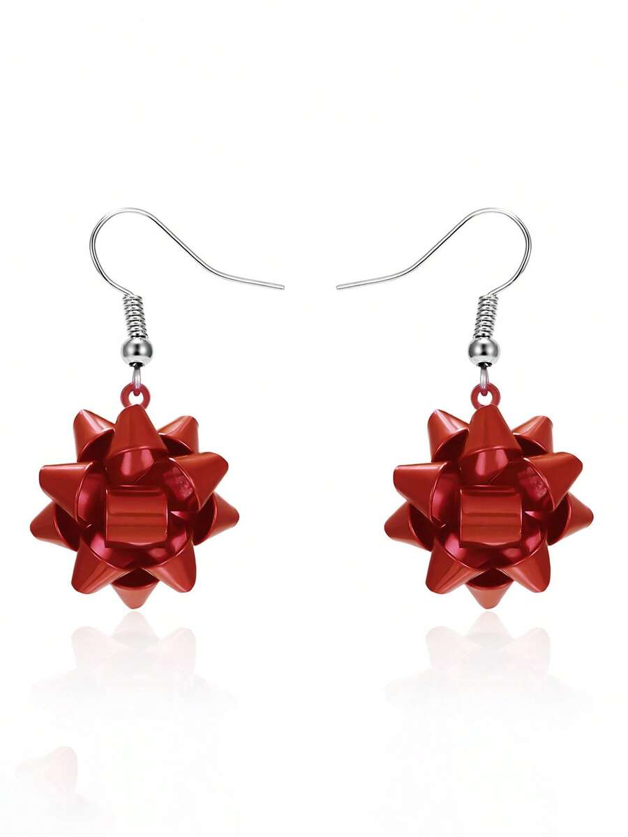 Women'S Red Accessories - 1 paar modieuze gepersonaliseerde rode metalen