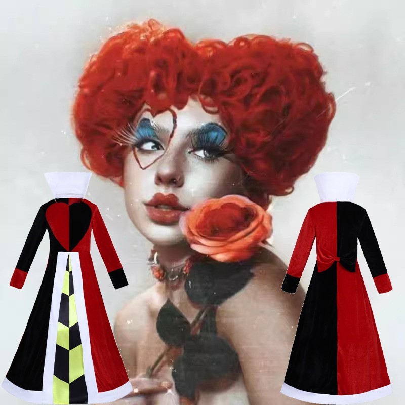 Women'S Red Accessories - Koningin Anime Rood Hart Film Cosplay