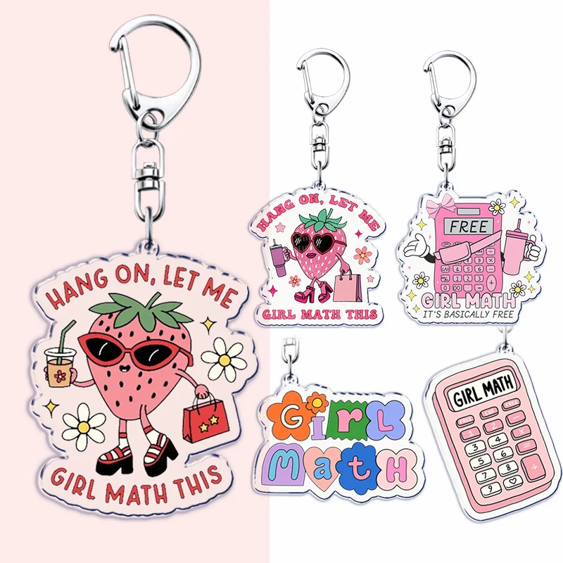 Women Accessories Quotes - Hang op laat meisje dit wiskunde