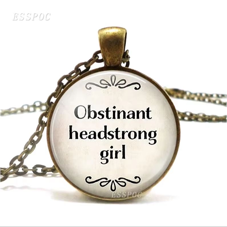 Women Accessories Quotes - Borstrachtig hoofdsterk meisje Jane Austen citaat