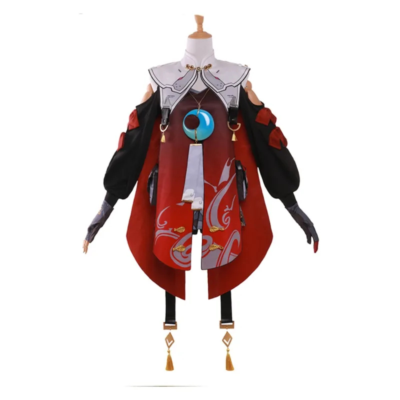 Women'S Red Accessories - A;3\v,7'd/Wuthering Waves Danjin Ranger Girl Cosplaykostuum