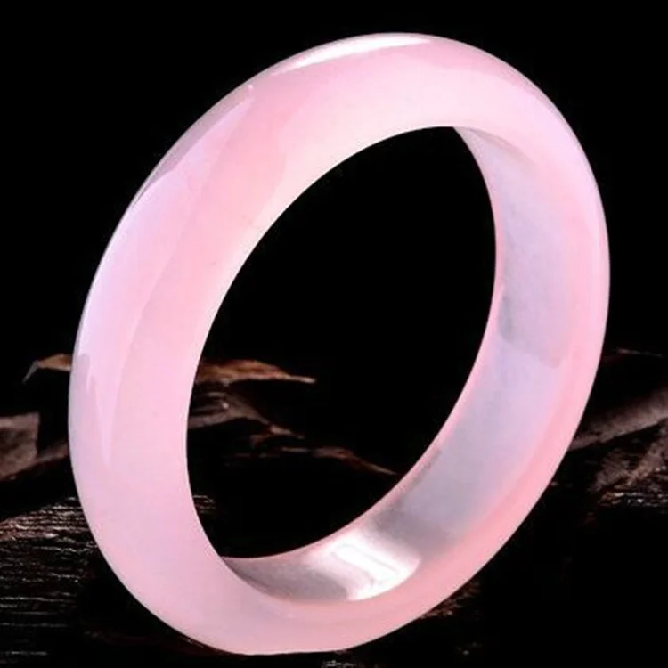 Women Accessories For Hand - Echte Natuurlijke Roze Jade Bangle Armband