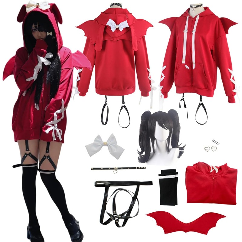 Women'S Red Accessories - Game Rain Ame Kostuum Anker Meisjes