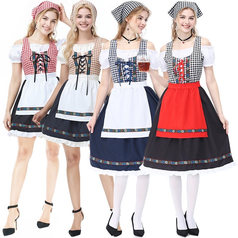 Women'S Vacation Accessories - Duitse Beierse Dirndl-kostuum voor vrouwen Off-shoulder