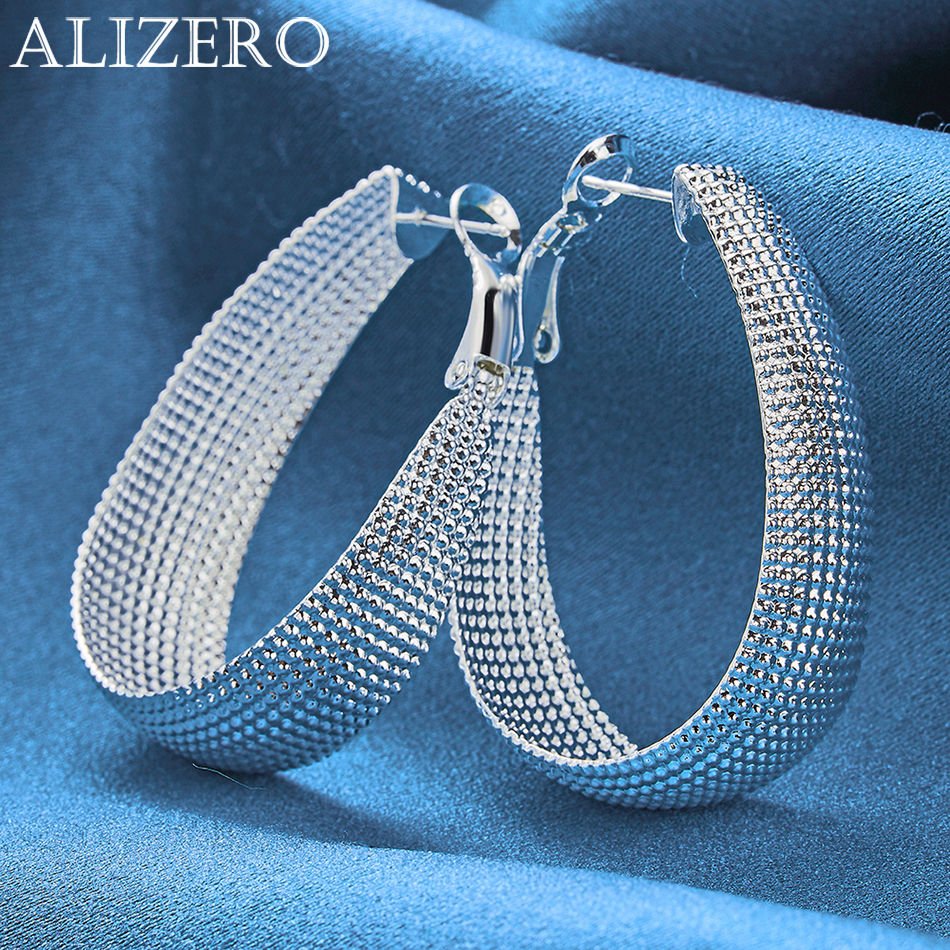 Women'S Accessories Gift Ideas - ALIZERO 925 sterling zilver ovale mesh