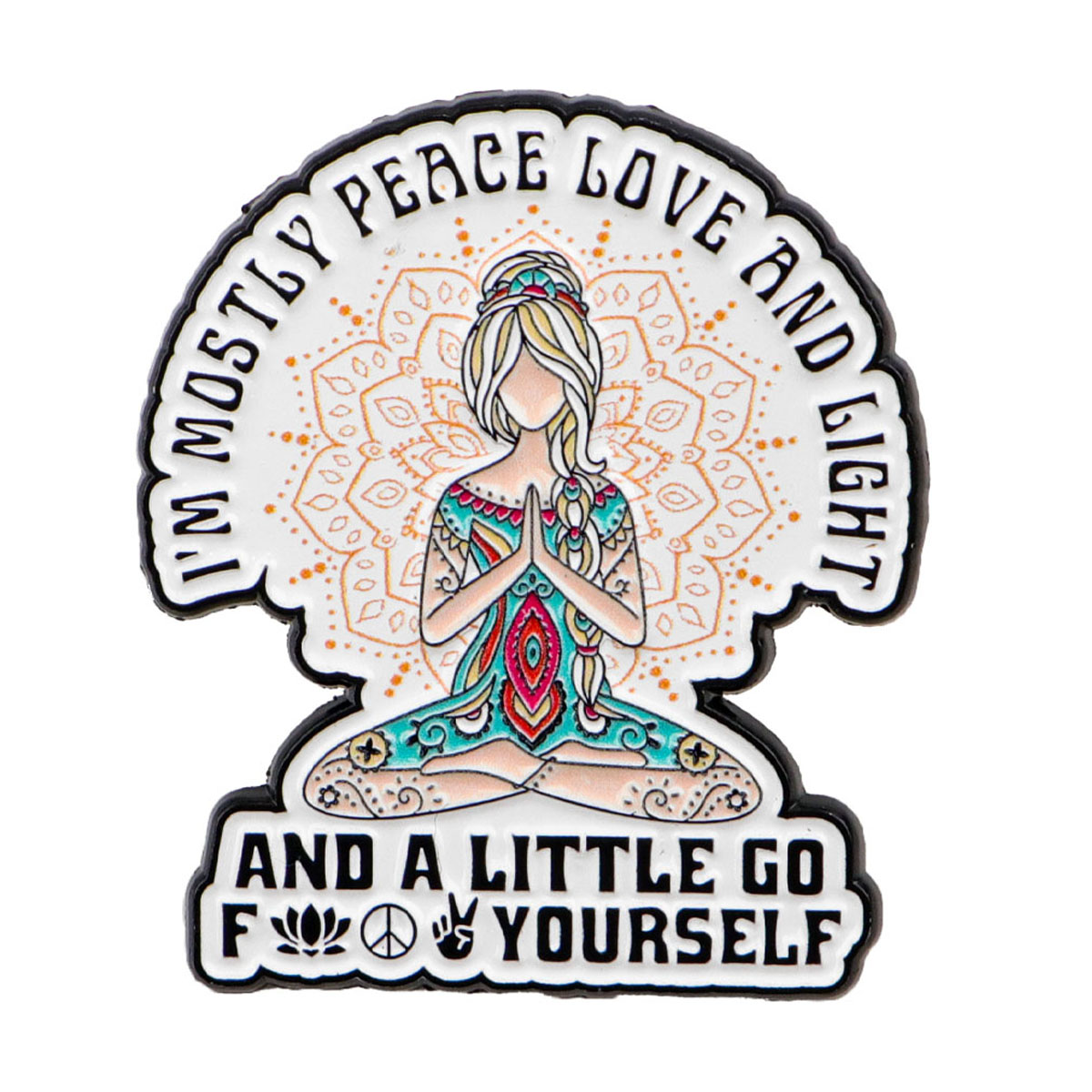 Grappige Yoga Emaille Pins Hum - Women Accessories Quotes recensie en prijs