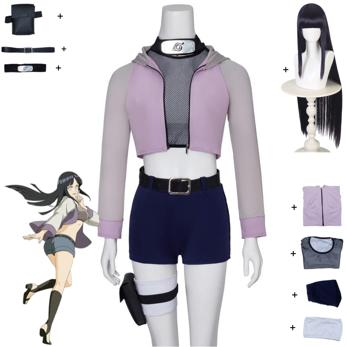 Anime Hyuga Hinata Cosplay Kos - Women Accessories Bag recensie en prijs