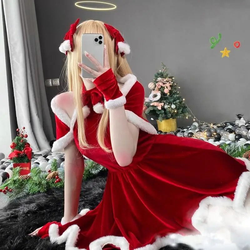Kerst Cosplay Kostuum Jurk Acc - Women'S Red Accessories recensie en prijs