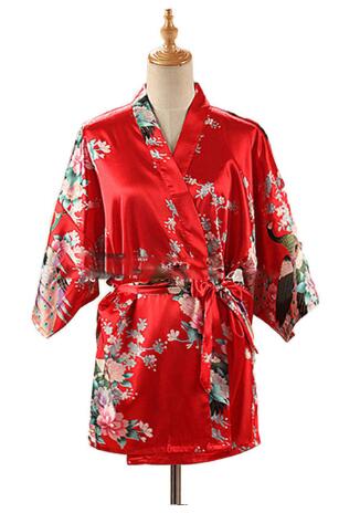 Lace Up Vrouw Pauwprint Japans - Women'S Kimono Accessories recensie en prijs