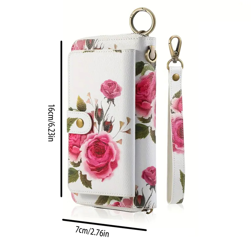 Elegante bloemenprint PU leder - Women'S Accessories Purse recensie en prijs