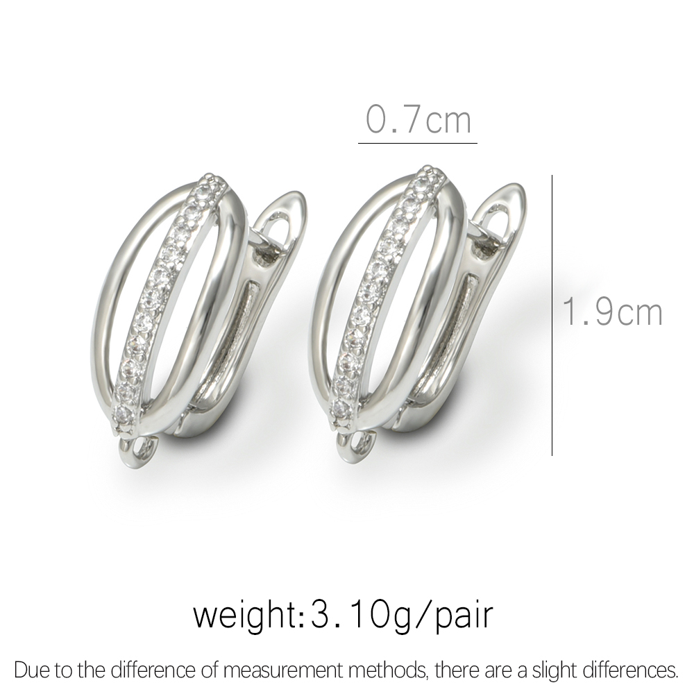 1 paar 18K verguld messing CZ  - Women Accessories For Hand recensie en prijs