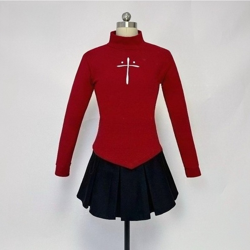 Anime Tohsaka Rin Cosplay Kost - Women'S Red Accessories recensie en prijs