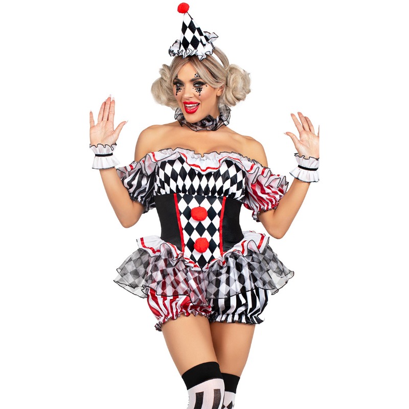 Vrouwen Clown Cosplay Kostuum  - Women'S Vacation Accessories recensie en prijs
