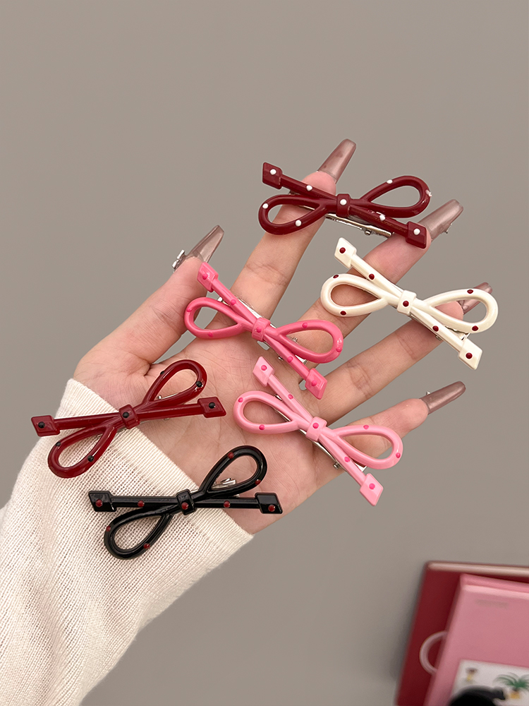 Zoete coole polka dot knoop ha - Women'S Red Accessories recensie en prijs
